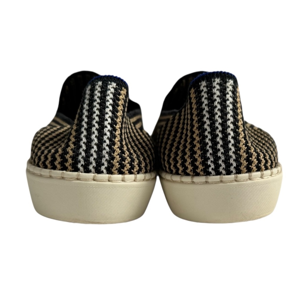 Rothy's The Original Slip On Sneaker in Toffee Stripe Hemp | 10 - Picture 10 of 12